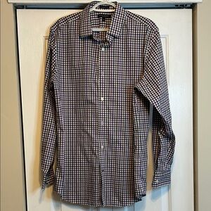 Banana Republic Checkered Button-Down Shirt Camden Fit